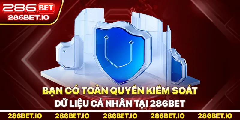 Bạn có toàn quyền kiểm soát dữ liệu cá nhân tại 286BET